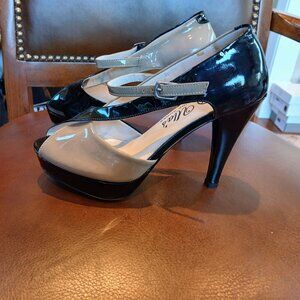 Beautiful patent leather pumps.